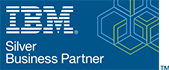 IBM Silver Business Partner logo - Official Egypt , middle east partners EgForIT Software Services