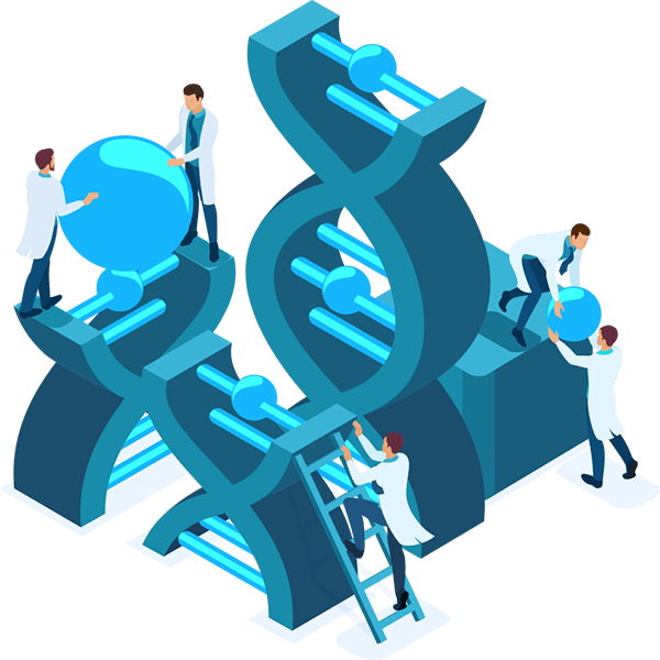 devops-continuos-evolution-600 Continuous DevOps Evolution - illustration of scientists and engineers working on the evolution of DNA, representing egforits approach to our ever-evolving DevOps