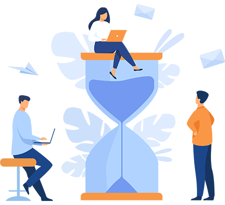digital-web-portal-development-customer Business person using customer service solutions created with web portal development