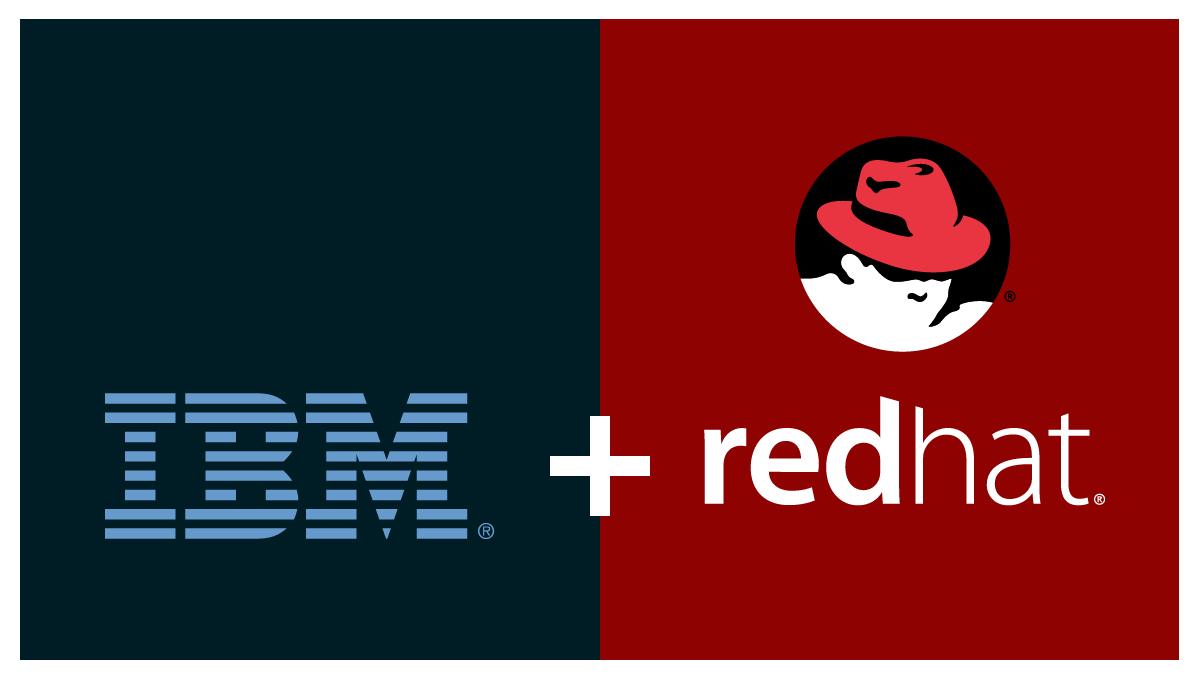 IBM to buy Red Hat - IBM logo plus Red Hat logo - IBM Partners egforit Software look at the effects of the deal, and possible changes to the world of cloud computing